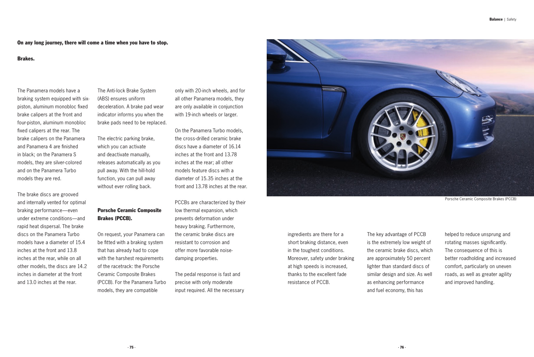 2012 Porsche Panamera Brochure Page 19